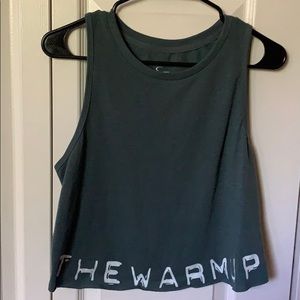 Crop workout tank